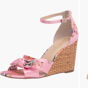 Brand new pink wedges by Jessica Simpson